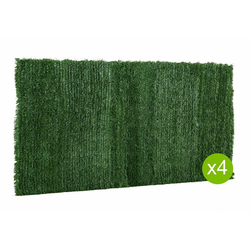 Habitat Et Jardin - Lot de 4 Haies artificielles - 200 x 300 cm