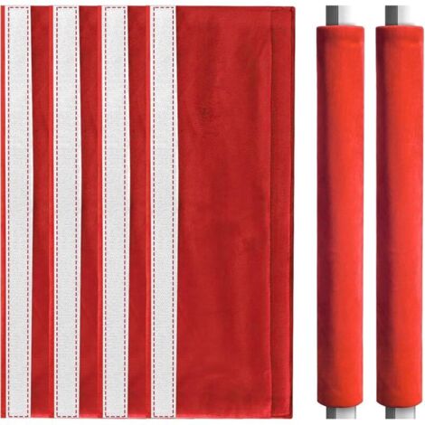 Lot de 4 housses de poignée de porte de réfrigérateur, housses de poignée de porte de réfrigérateur, housses anti-poussière pour réfrigérateur, lave-vaisselle et four