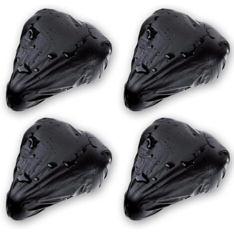 Lot de 4 housses de selle de vélo imperméables, housse de pluie pour selle de vélo-AquaForge