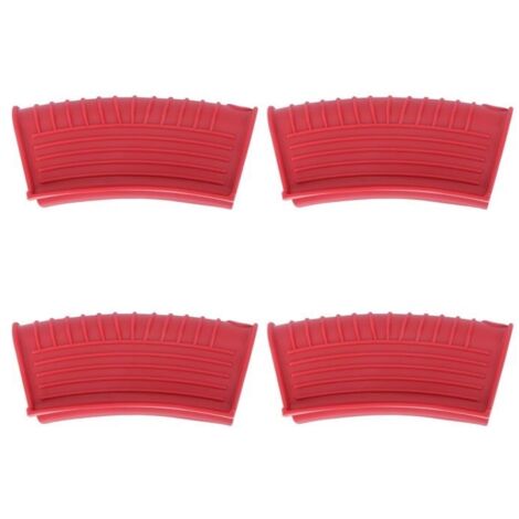 Lot de 4 housses isolantes en silicone anti-brûlure pour poignée latérale de casserole