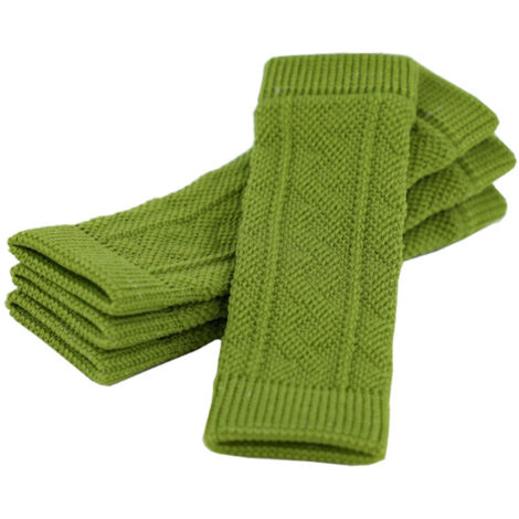 Lot de 4 jambières pour animaux de compagnie, coudières pour animaux de compagnie, coudières tricotées pour chiens de petite et moyenne taille