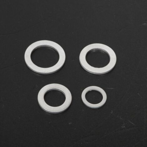 Lot de 4 joint plat alu aluminium vis bouchon vidange Ø8 Ø10 Ø12
