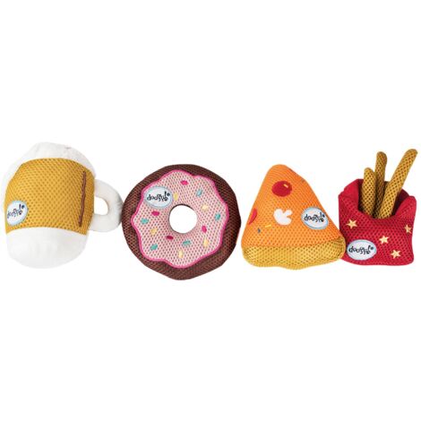 Lot de 4 jouets rafraichissants "American"