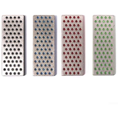 Lot de 4 kits de réglage biseautés pour snowboard et ski  Ensemble de limes 240/360/500/1000  Outil de polissage des bords en métal  Pour accessoires de sports d'hiver