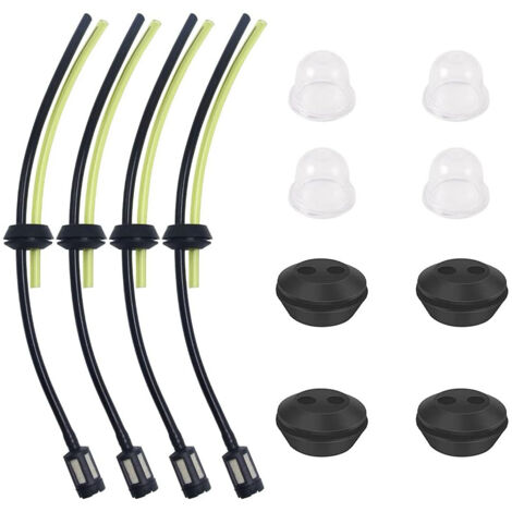 Lot de 4 Kits Universels de Conduite d'Essence pour Taille-Haies, Débroussailleuses et Outils de Jardin