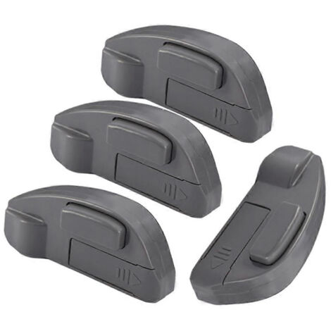 Lot de 4 lampes laser pour aspirateur, détecteur de poils d'animaux (chats, chiens), poussière, LED, pièces détachées universelles pour aspirateur.
