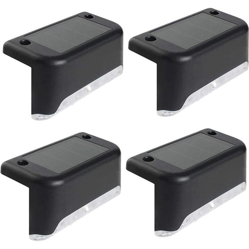 Lot de 4 Lampes Solaires, Eclairage à led Lampe Solaire Exterieur, Lumières Solaires Exterieure Jardin Lumière blanche Étanche Décoration pour