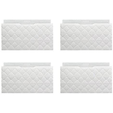 Lot de 4 lingettes de rechange pour balai VACMOP VM252 VM205