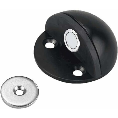 Lot de 4 loquets magnétiques en métal avec aimant pour cadre de porte en acier inoxydable