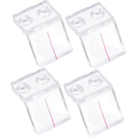 Lot De 4 Loupes À Double Trou En Plastique Transparent Pour Travail Du Bois Avec Plaque Déflectrice Stable Pour Scie Circulaire À Table Accessoires De Menuiserie