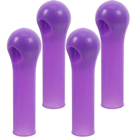 Lot de 4 manchons de rechange pour manche à balai, 19 mm, en plastique