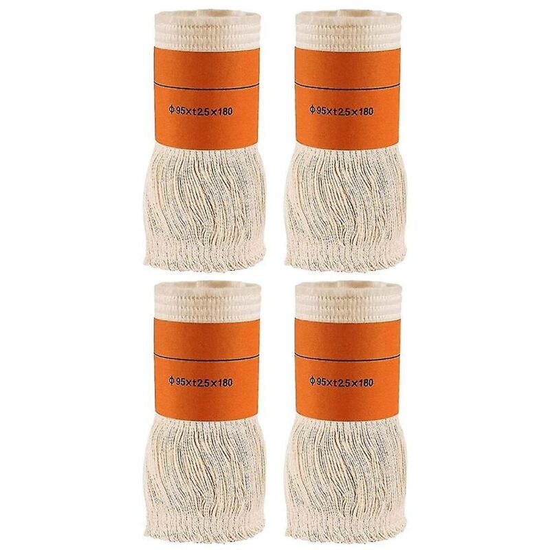 Fei Yu - Lot de 4 mèches pour poêle à pétrole pour usage intérieur, mèches pour chauffage au pétrole, remplacement w