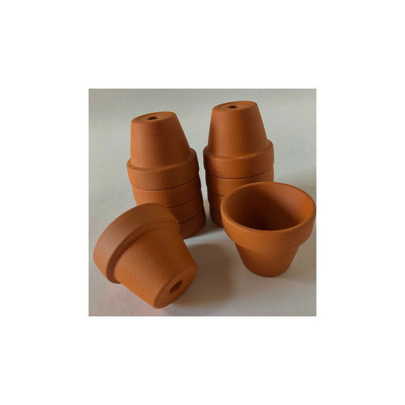 Prêt À Jardiner - Lot de 4 mini-pots en terre cuite h. 4 cm