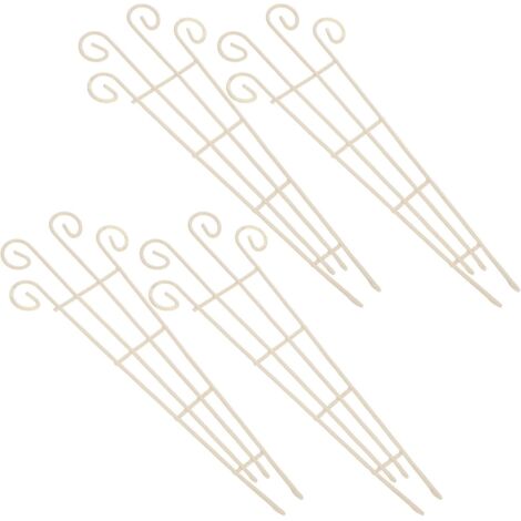 Lot de 4 mini treillis grimpants pour plantes en pot