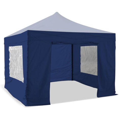 Lot de 4 murs pour barnum pliant professionnel 3 X 4,5 M -  - Bleu