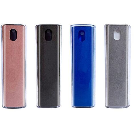 Lot de 4 nettoyants écran 2 en 1 avec 10 ml de poils mixtes - Idéal pour smartphones, lunettes, tablettes, écrans tactiles de voiture, téléviseurs et liseuses électroniques
