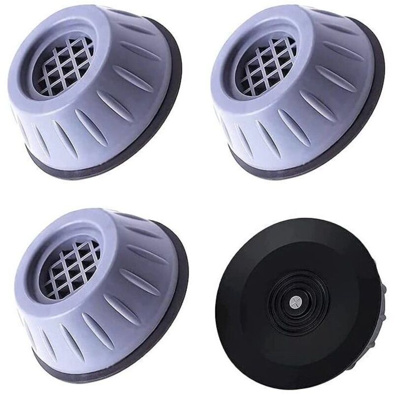 Lot de 4 patins anti-vibrations, supports anti-bruit et antidérapants pour lave-linge