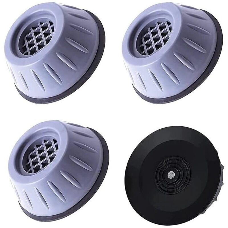 Lot de 4 patins anti-vibrations, supports anti-bruit et antidérapants pour lave-linge