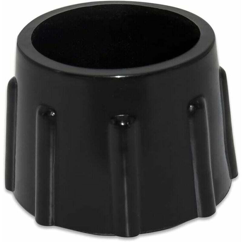 Lot de 4 patins antidérapants en caoutchouc synthétique pour meubles ronds, diamètre 35 mm (3,5 cm), noirs.