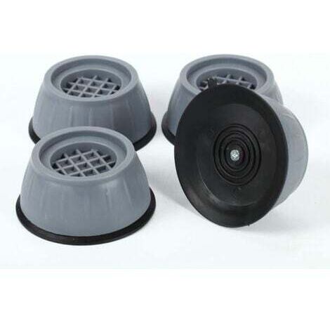 Lot de 4 patins antidérapants et absorbants pour machine à laver, rehausseur de 8 cm, base de tambour de réfrigérateur universelle et résistante