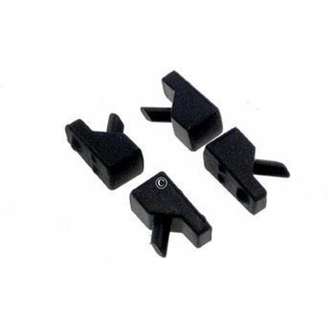 Lot de 4 patins en caoutchouc grille (484000000840) Plaque de cuisson BAUKNECHT, IGNIS, IKEA WHIRLPOOL, LADEN, WHIRLPOOL