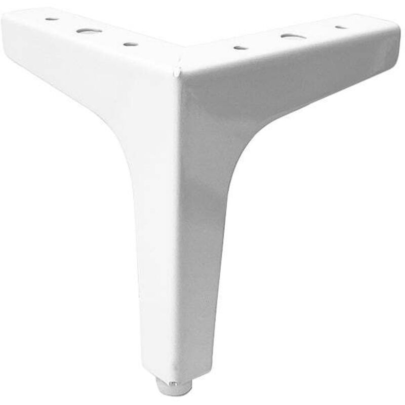 Ensoleille – Lot de 4 pieds de canapé en métal 10 cm – Capacité de charge 250 livres – Surface galvanisée et peinte – Pour canapés et chaises