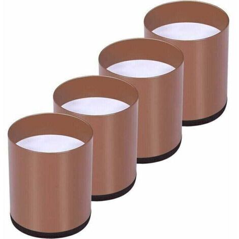 Lot de 4 pieds de lit surélevés en acier carbone Rehausseurs de meubles 5 cm Pour lits, canapés et bureaux Gain de place