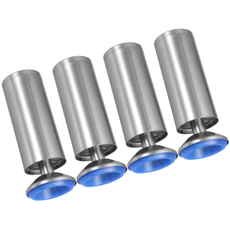 Feiyue - Lot de 4 pieds de meuble tv en acier massif, niveleurs de pieds, protecteurs de meubles de salle de bain, bureau, niveleurs de canapé