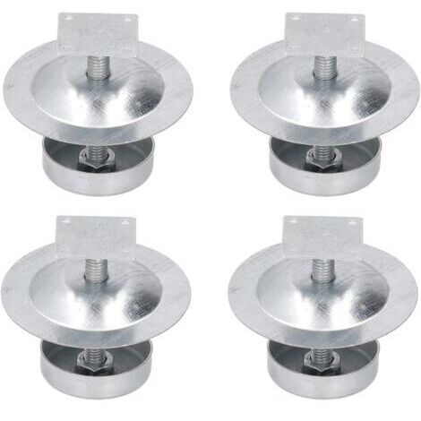 Lot de 4 pieds de ruche en acier inoxydable pour apiculteur