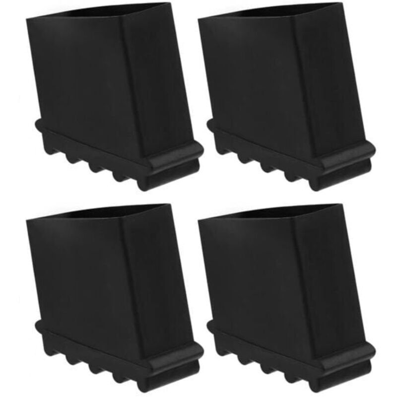 Lot de 4 pieds d'échelle de rechange en caoutchouc pour échelle, échelle, pieds en caoutchouc, pieds de rechange, pieds en caoutchouc, pièces de