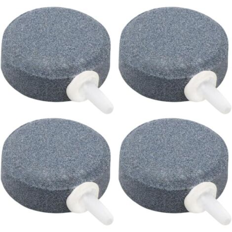 Lot de 4 Pierres Diffuseurs d'Air pour Aquarium, Augmente l'Oxygène, Pour Aquariums, Étangs, Pompe à Air, Accessoires d'Aquariophilie