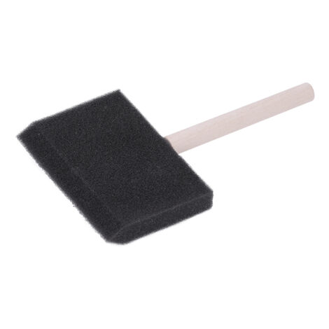 Lot de 4 pinceaux à manche bois pour travaux de peinture, graffiti et entretien ménager