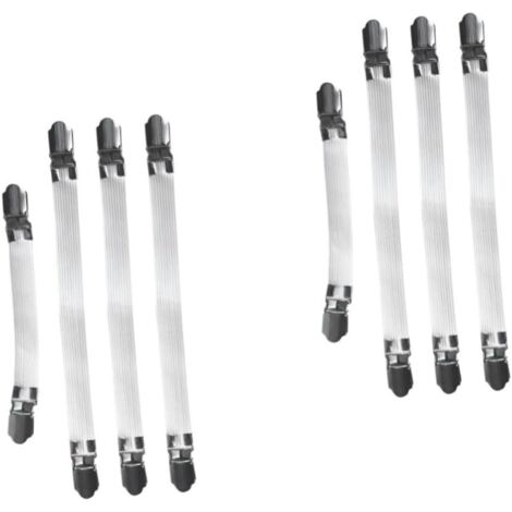 Lot De 4 Pinces Élastiques pour Planche à Repasser - Attaches De Housse De