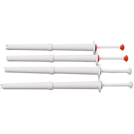 Lot de 4 pinces multifonctions flexibles en acier inoxydable pour cornichons, olives et poivrons, idéales pour la cuisine et les restaurants.
