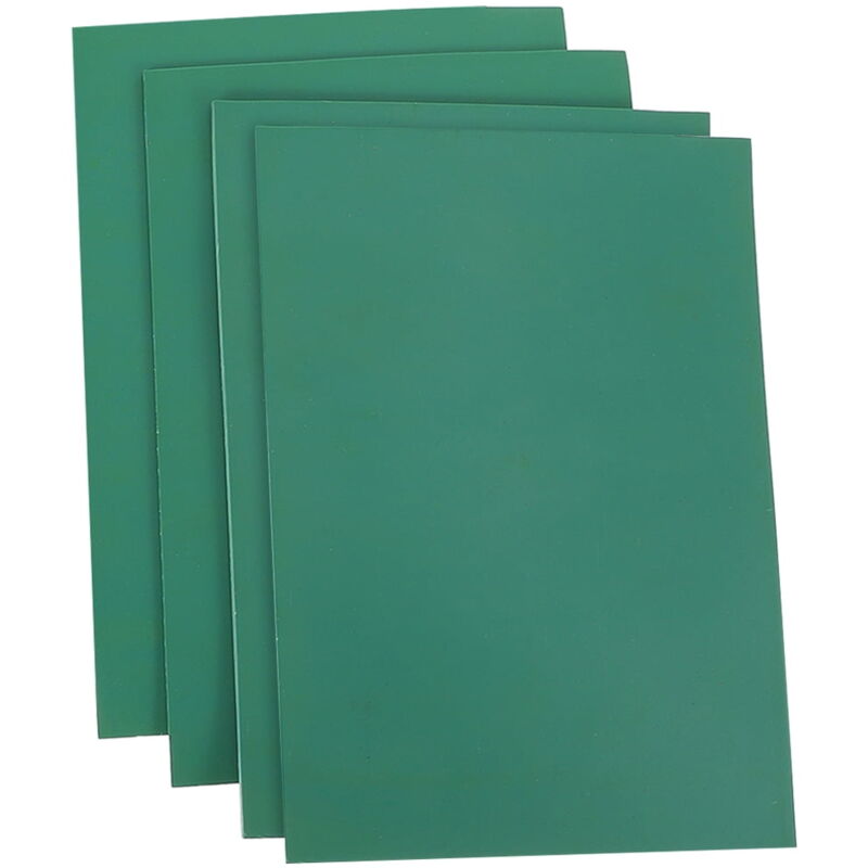 Lot de 4 plaques de gravure pour enfants, planche à découper en plastique (A5)