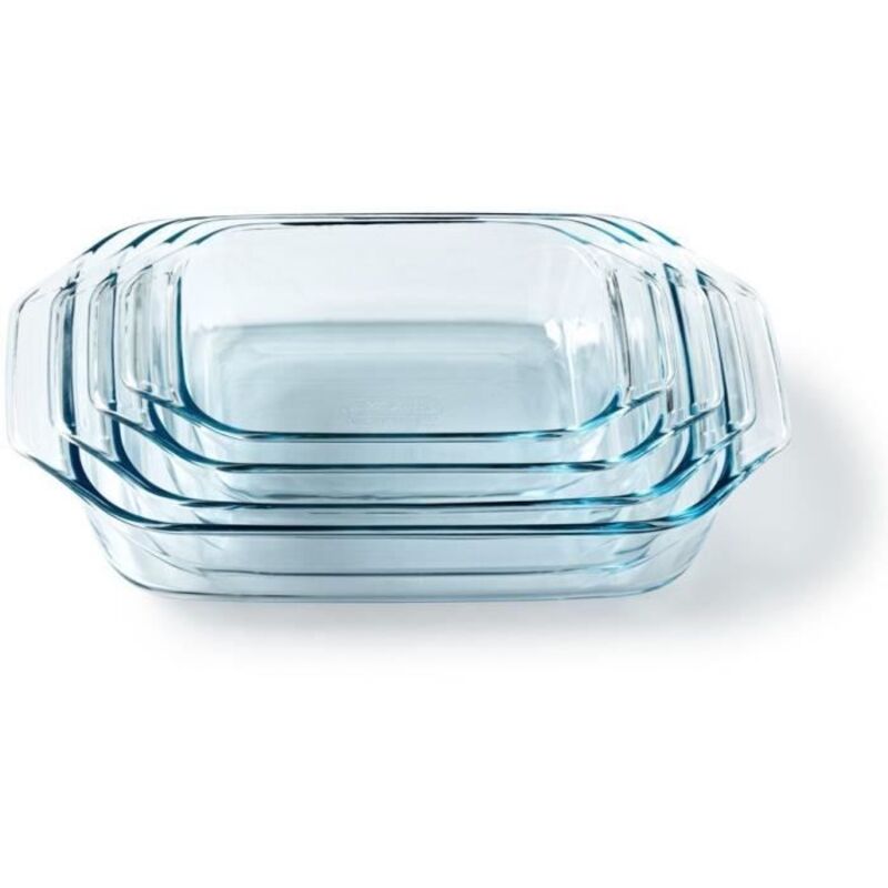 Lot de 4 plats à four PYREX Verre Rectangulaire 27313539 cm - vue 3