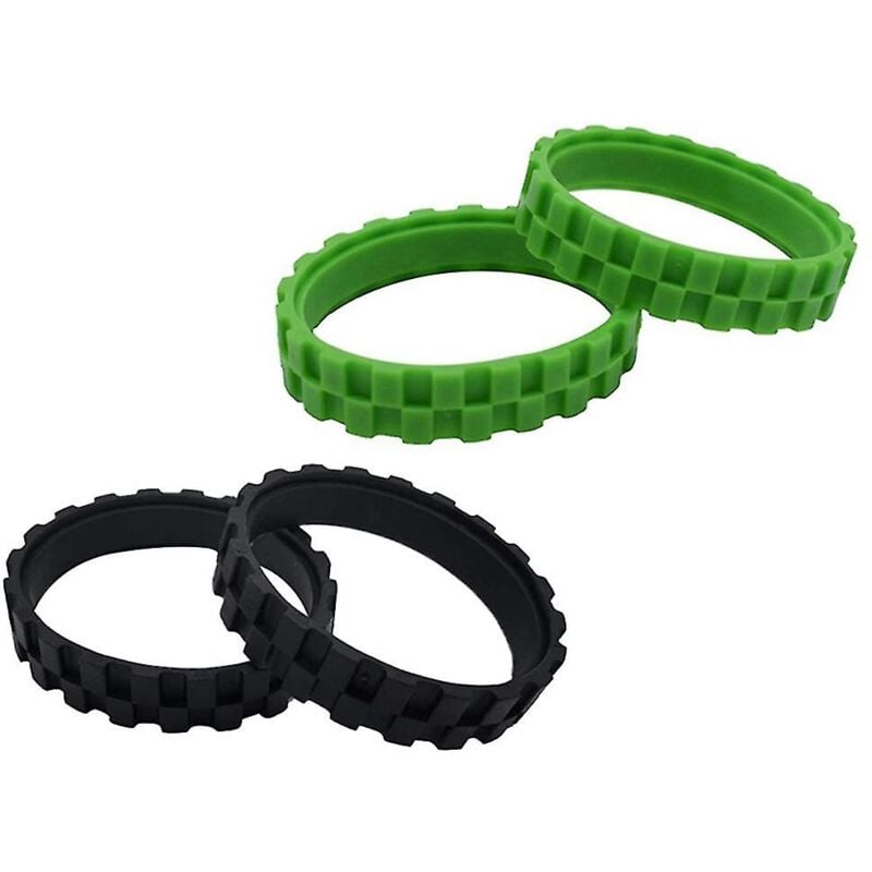 Lot de 4 pneus pour roues Irobot Roomba séries 500, 600, 700, 800 et 900