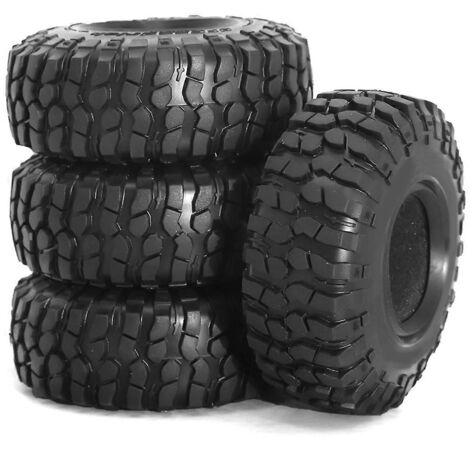 Lot de 4 pneus universels d'escalade de 1,9 pouce (106 mm) pour terrains rocailleux.