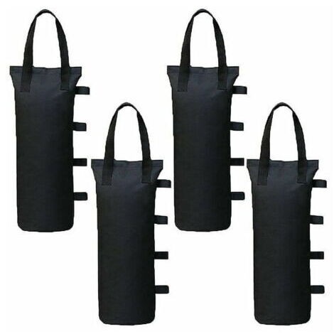 Lot de 4 Poids de Gazebo pour Tonnelle et Pavillon, Sac de Lestage Sable pour Jambes, Tentes Pare-Soleil, Parasol TRIMEC