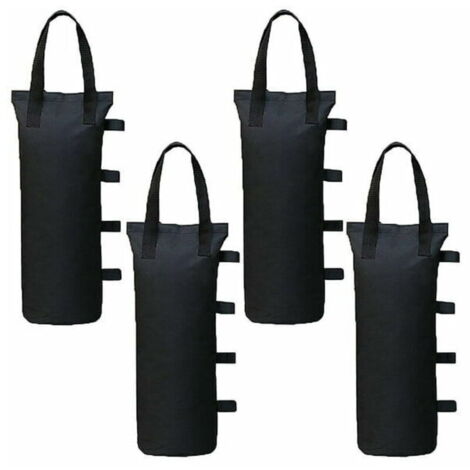 Lot de 4 poids de sable pour tonnelleTissu Oxford 600D imperméableCapacité 10 kgStabilise tentes et parasols en extérieur