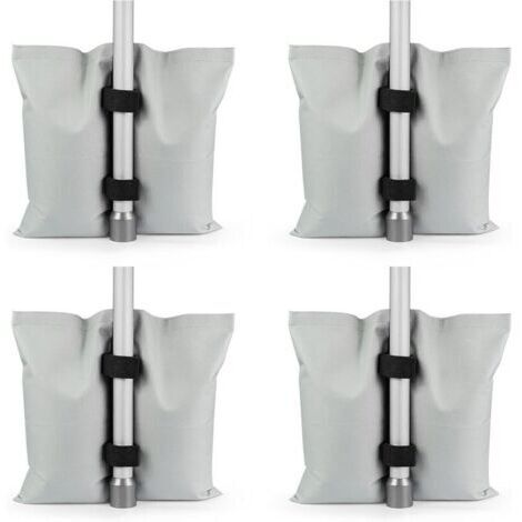 Lot de 4 Poids Lourd pour Gazebo et Parasol, Idéal pour Fixer les Tentes et Parasols sur Plage ou Patio, Qualité Industrielle