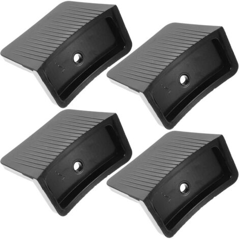 Lot de 4 Poignées Latérales en Bakélite Isolante, Résistantes la Chaleur, Poignées de Casserole Antidérapantes pour Ustensiles Cuisine, Accessoires de Remplacement