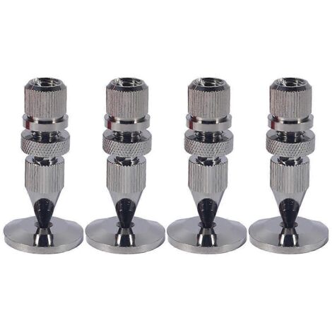 Lot de 4 pointes d'isolation pour haut-parleurs, supports pour enceintes et lecteurs DVD