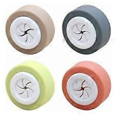 Lot de 4 porte-torchons autocollants, crochets ronds adhésifs, en ABS, pour salle de bain, sans perçage.