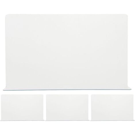 Lot de 4 Protections Anti-Éclaboussures d'angle Transparentes en PVC