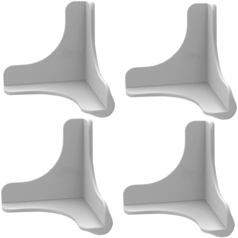 Gabrielle - Lot de 4 protections d'angle anti-collision pour hotte de cuisine, masque de sécurité pour bébé, gel de silice