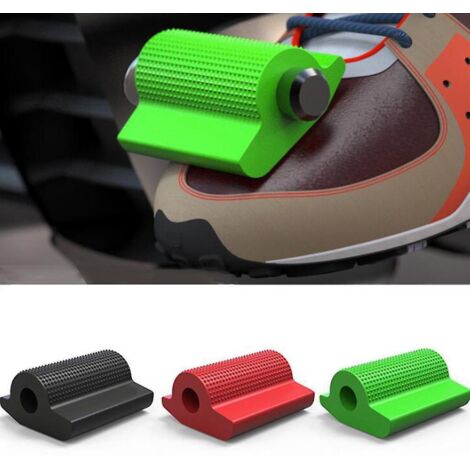 Lot de 4 protections de sélecteur de vitesse vertes pour moto, en caoutchouc noir antidérapant, pour pédales de moto. Largeur : 39 mm, diamètre intérieur : 8 mm.