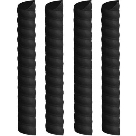 Lot de 4 protections de tronc d'arbre en spirales pour plantes contre les rongeurs, les cerfs, les tondeuses, les outils de jardinage, accessoires de pépinière, matériaux d'aménagement paysager（5cm40c