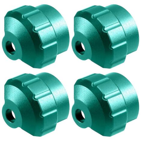 Lot de 4 protections métalliques antichoc pour voiture RC, vertes