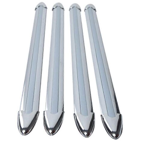 Lot de 4 protections universelles pour portières de véhicule, anti-rayures, en caoutchouc.